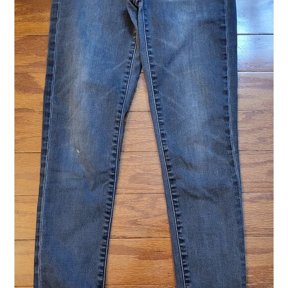 American Eagle Women Size 4 Next Level Stretch Distressed Hi Rise Jegging Gray - Picture 14 of 15